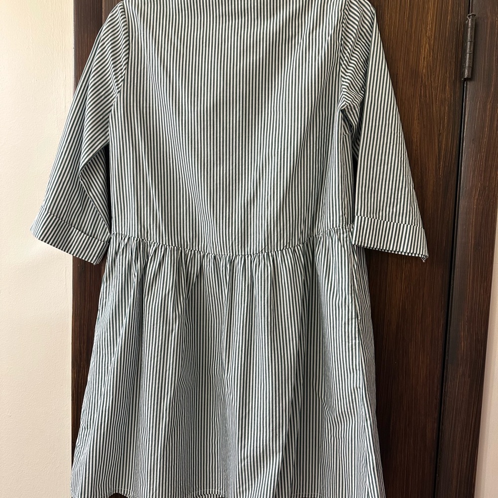 Tuckernuck Blue and White Striped Mini Shirt Dress - Picture 6 of 8